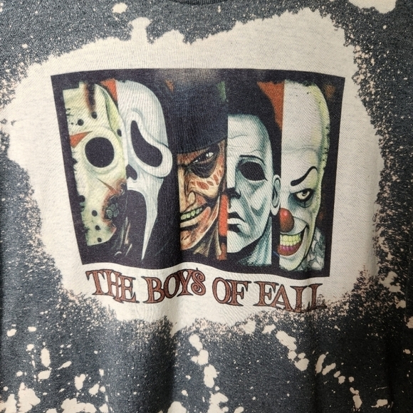 Boys of Fall Horror Film Bleach Splatter Unisex Graphic Tee-Size XL - Picture 2 of 5